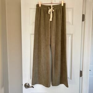 Corduroy Wide Leg Pants Large